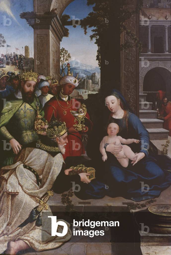 Adoration of the Magi, c.1500 (oil on panel)