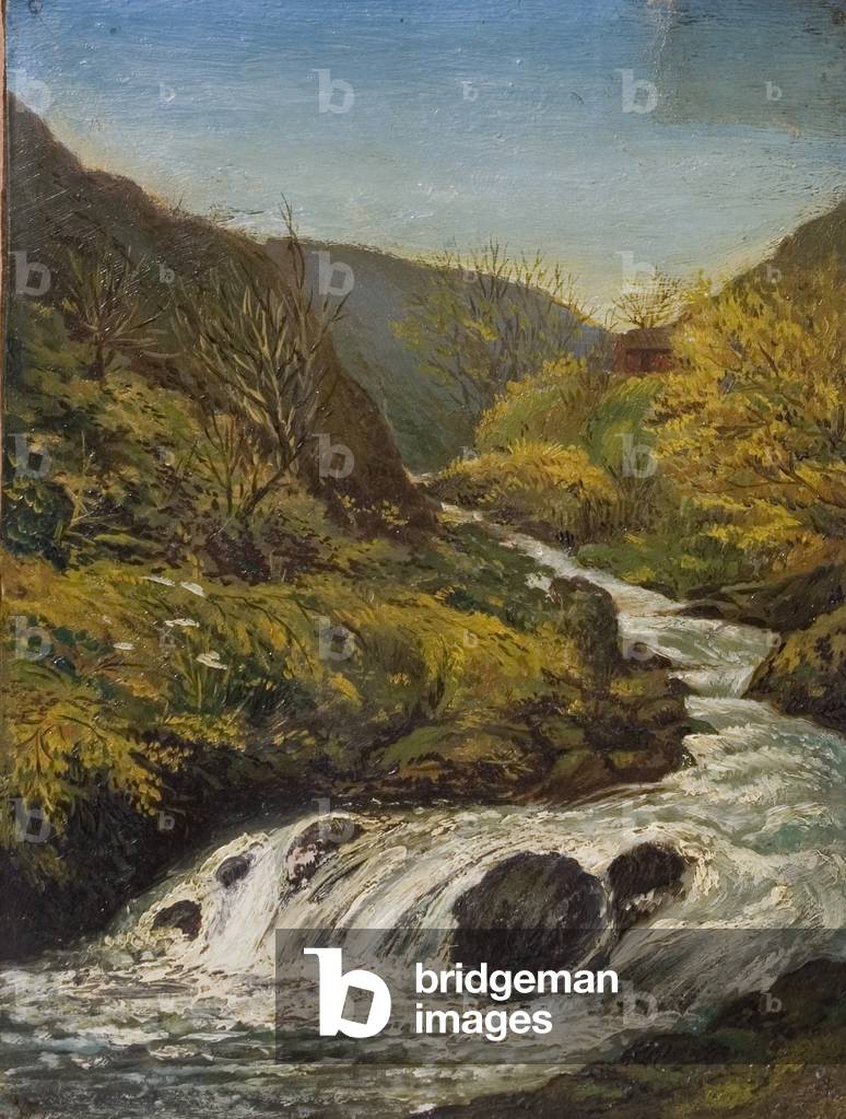 Portesco, Cornwall, c.1900 (oil on board)