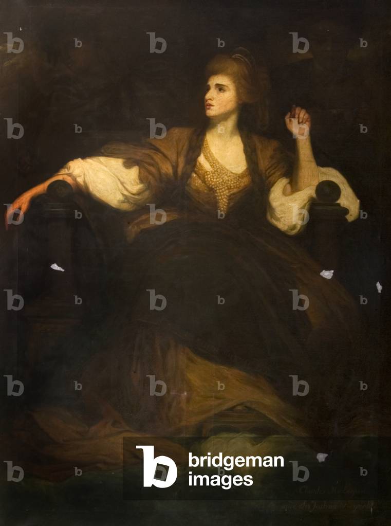 Mrs. Siddons as the Tragic Muse (after Reynolds), 1938 (oil on canvas)