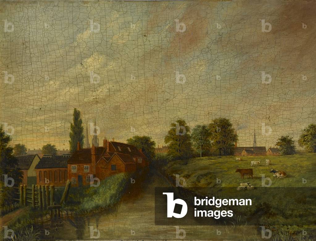 Naul's Mill, Coventry, 1878 (oil on panel)