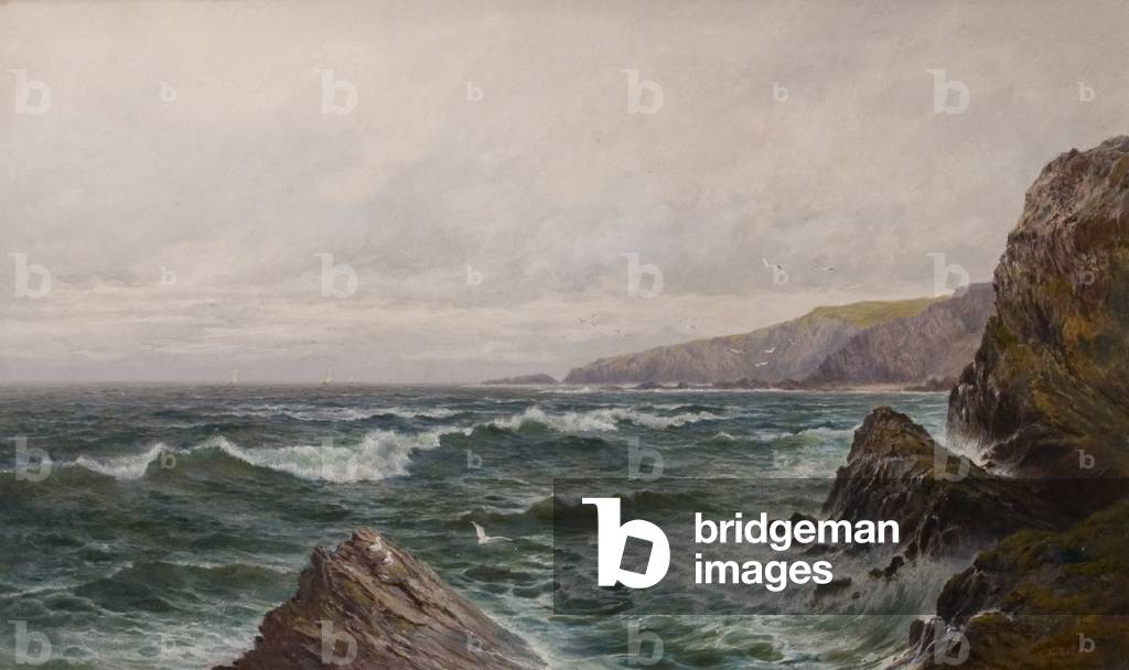 Seascape, late 19th-20th century (oil on canvas)