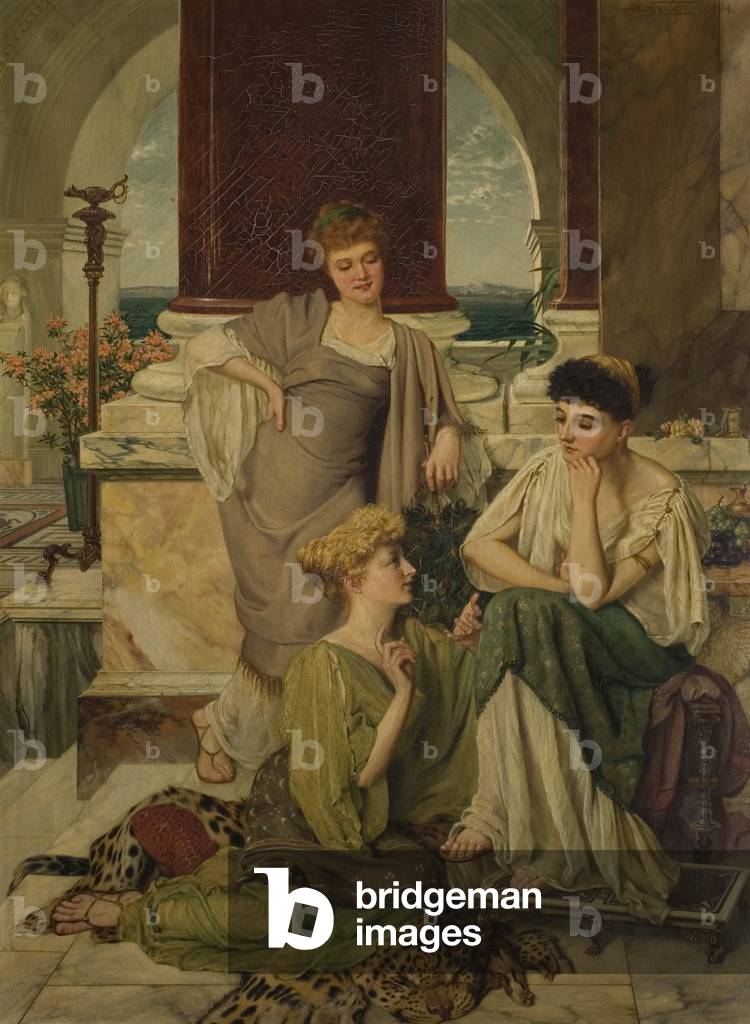 An Argument, late 19th century (oil on canvas)