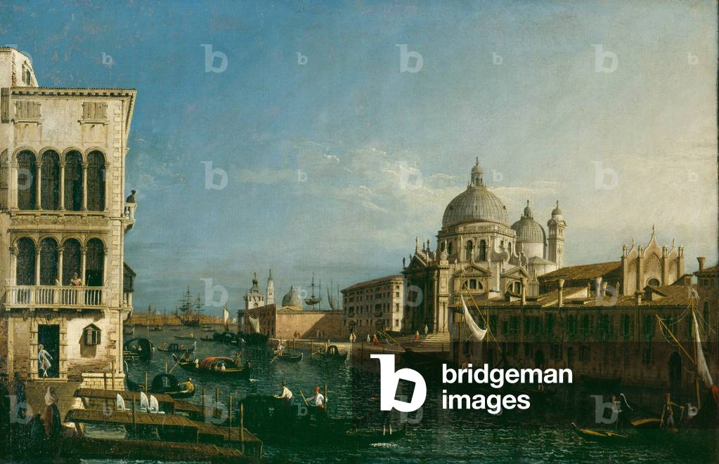 The Grand Canal by Santa Maria della Salute (oil on canvas)