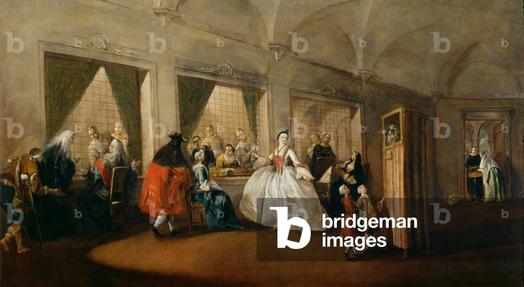 The Parlor of the Nuns at San Zaccaria, 1746 (oil on canvas)
