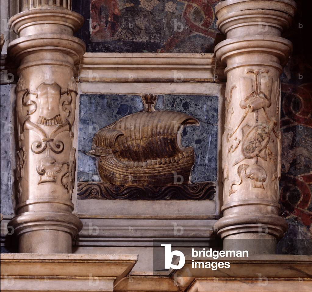 Sailing Galleys (marble) (detail of 1154563)