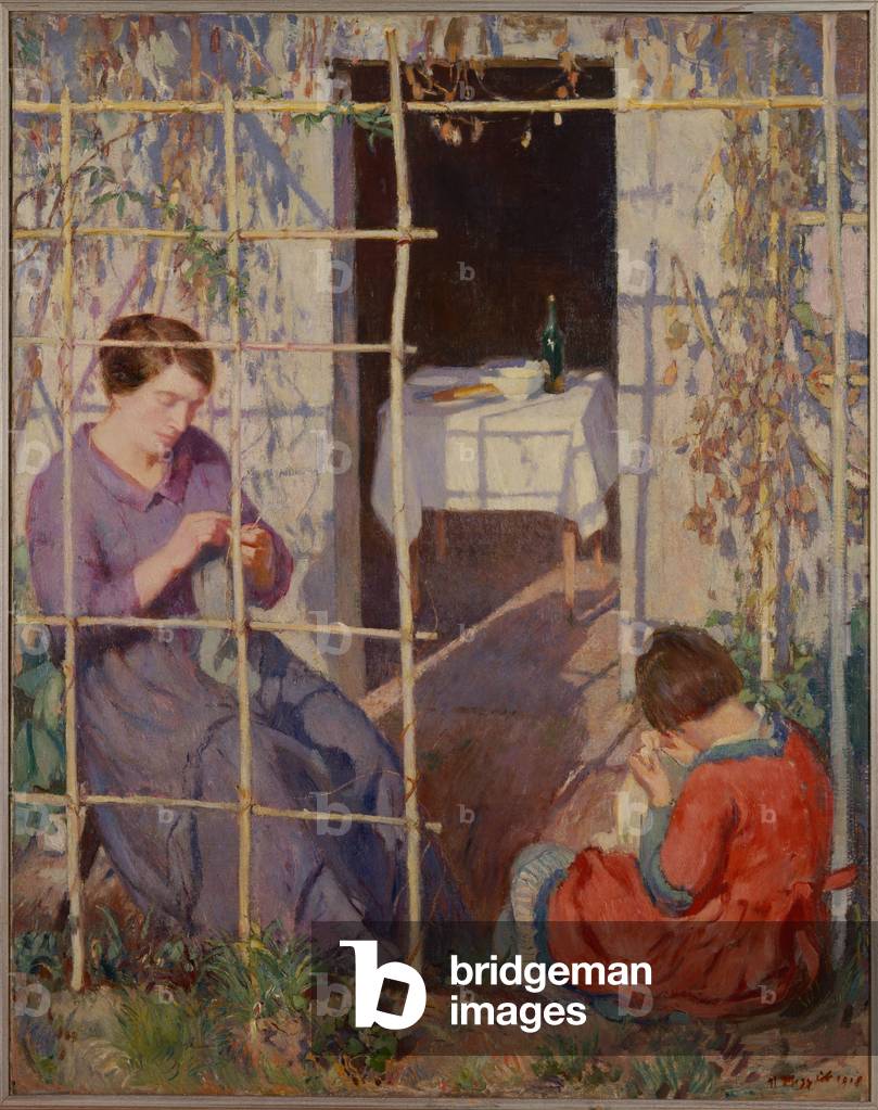 The house of the Artist, 1918 (oil on canvas)
