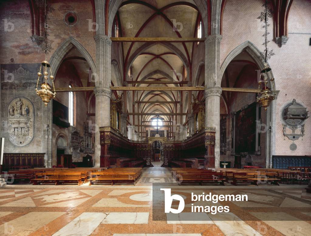 Friars' Choir, Chiesa di Santa Maria dei Frari, Venice, Italy (Photo)