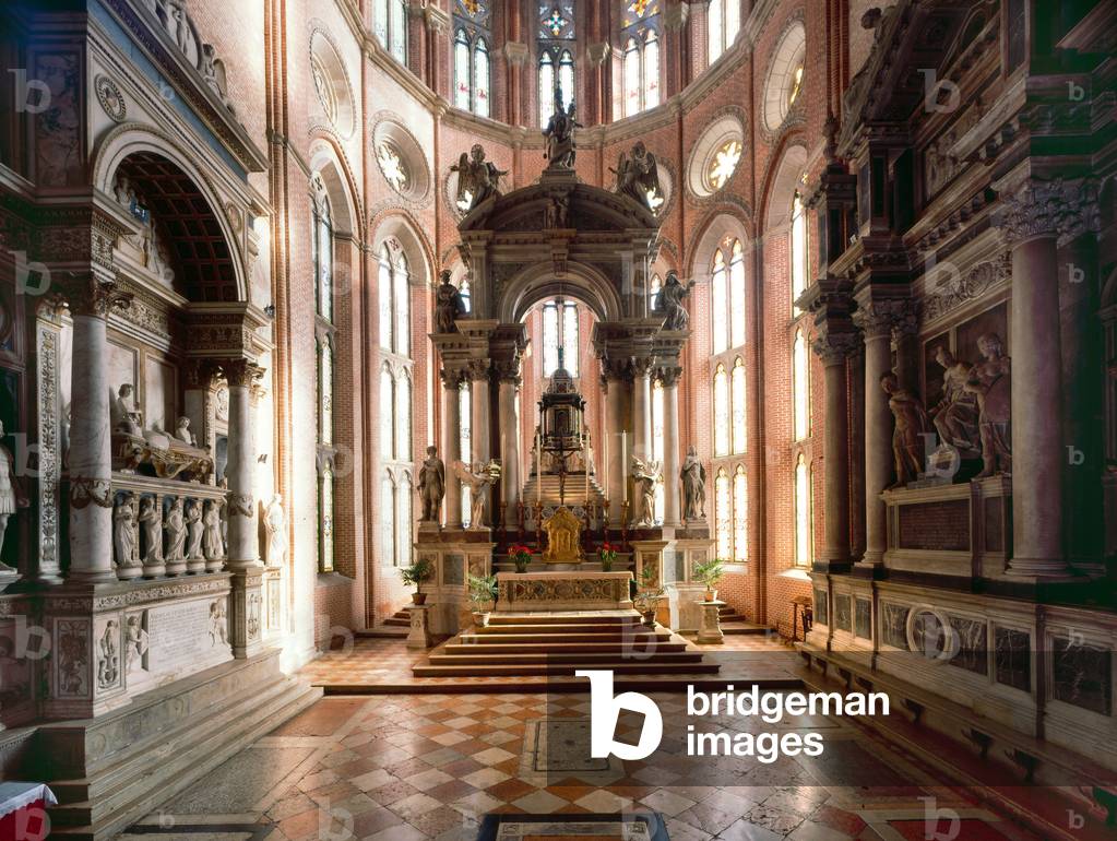 High Altar of Chiesa dei Santi Giovanni e Paolo,Venice, Italy (photo)