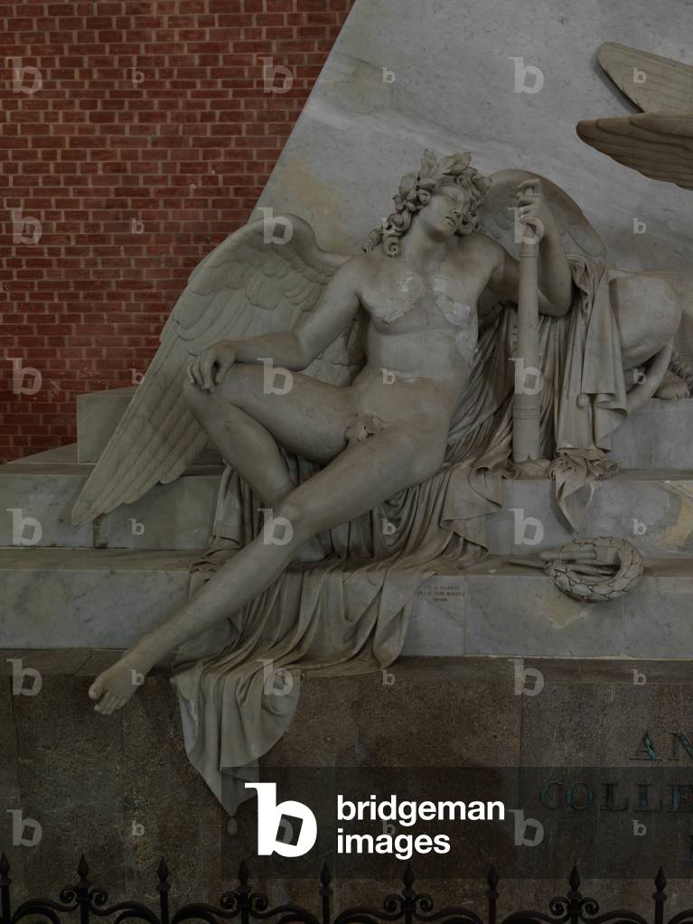 Funerary Monument to Antonio Canova: Genio,  Chiesa di Santa Maria dei Frari, Venice, Italy (detail of 1154579) (photo) 
