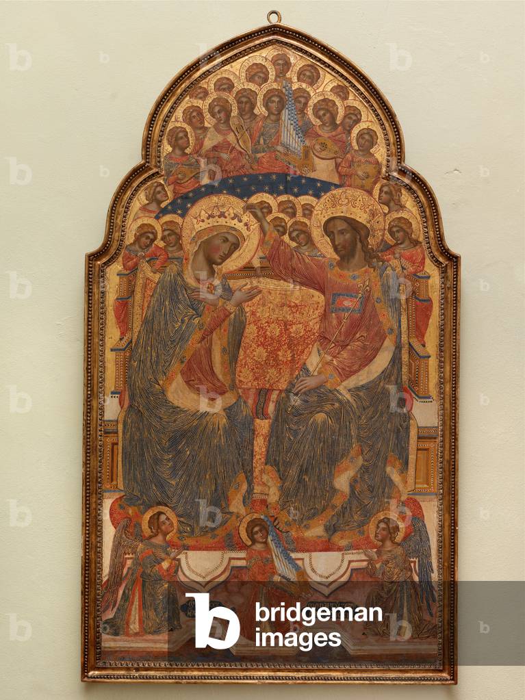 Coronation of Mary (tempera on panel)