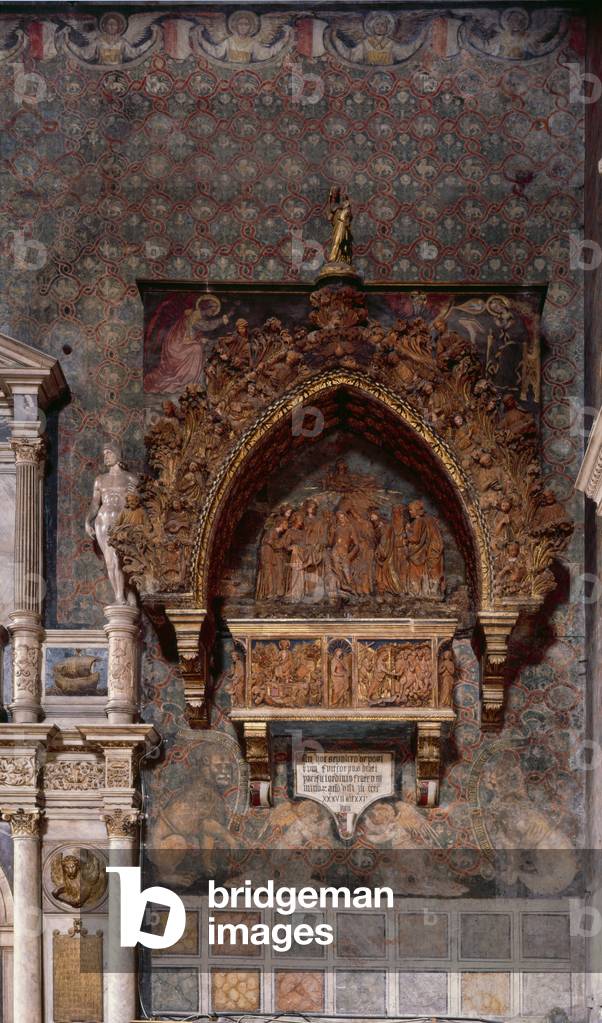 Monument to Beato Pacifico, Chiesa di Santa Maria dei Frari, Venice, Italy (photo)