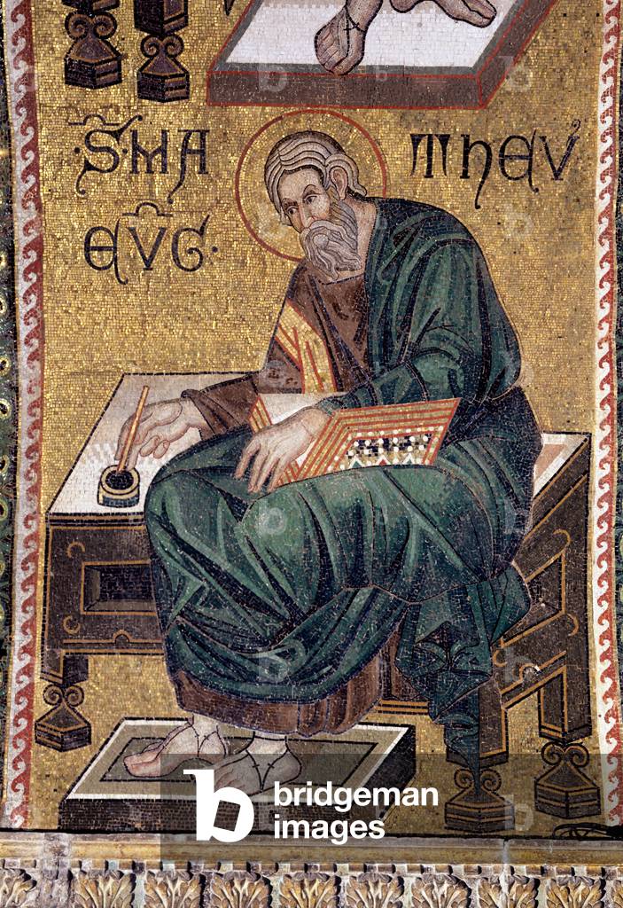 Mosaic of St Matthew the Evangelist, Saint Mark's Basilica, Venice (photo) 