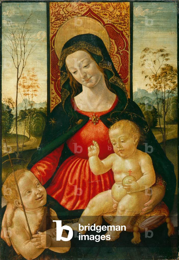 Madonna with Child and Saint John