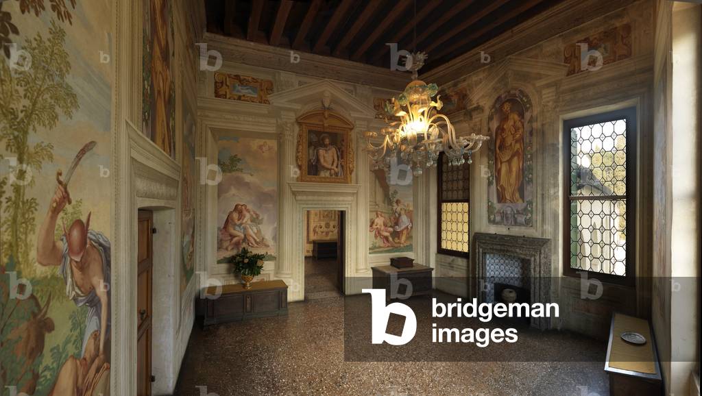Room of Jupiter, Villa Emo, Fanzolo, Veneto, Italy (photo)