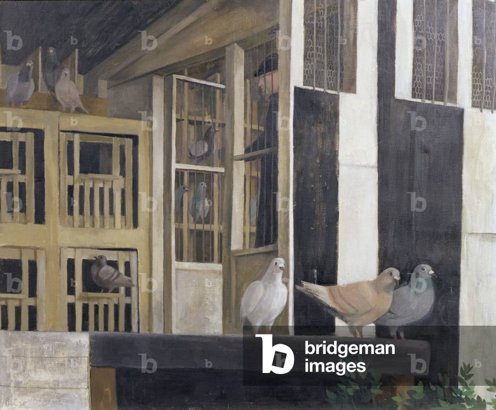 Will Porritt's Pigeon Loft, 1953 (oil on canvas)