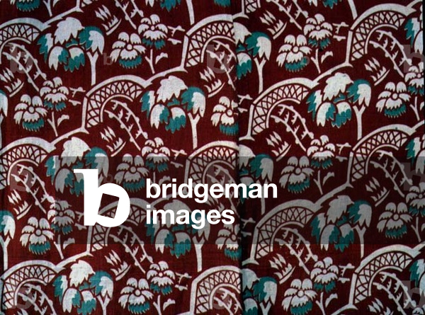 Chinese Bridge, fabric design from the Joyce Clissold Collection