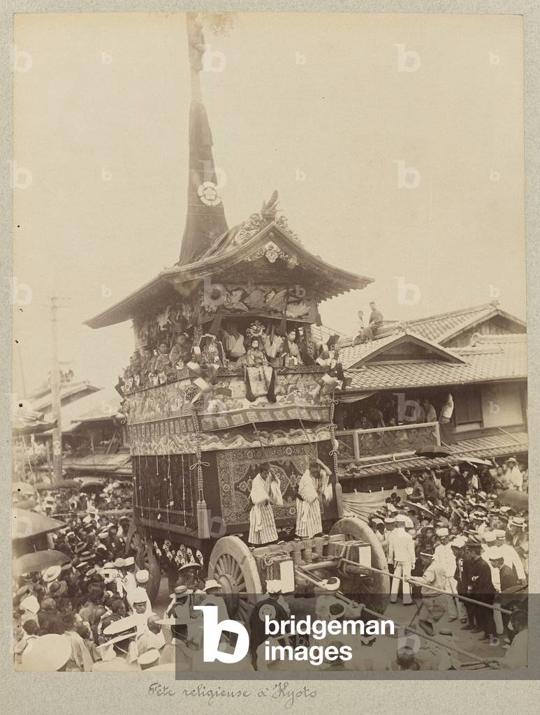 Religious feast in Kyoto - Japan 1880-1910 -