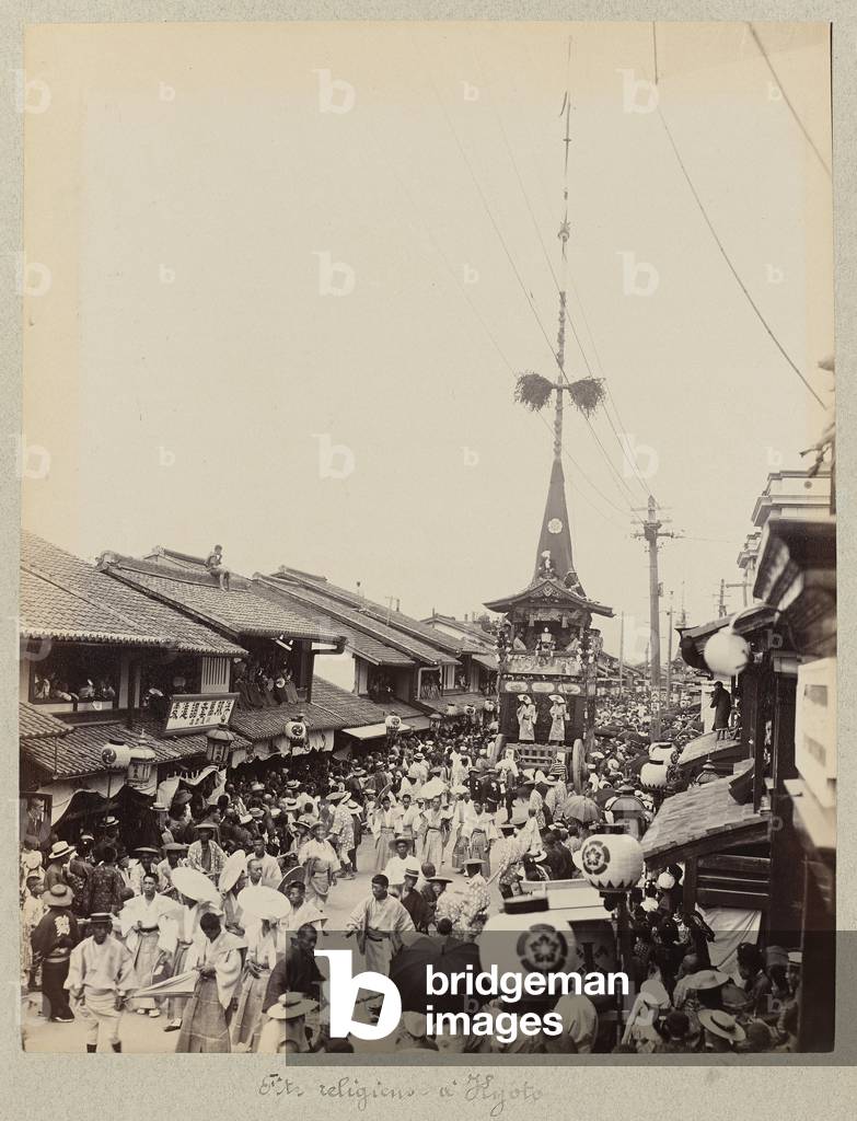 Religious feast in Kyoto - Japan 1880-1910 -