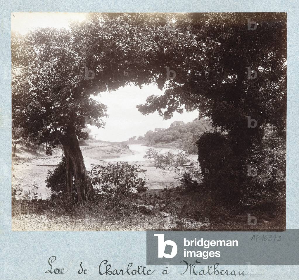 View of Lake Charlotte to Matheran (India) - Second half of the 19th century photograph -