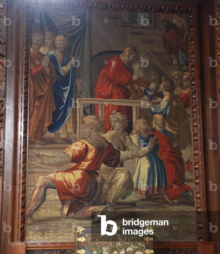 The Death of Ananias, Mortlake workshop, 1635-39 (textile)