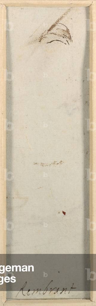 'Rembrandt', c.1650-52 (pen & ink on paper)