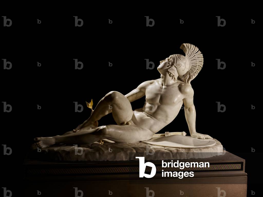 The Wounded Achilles, 1825 (marble)