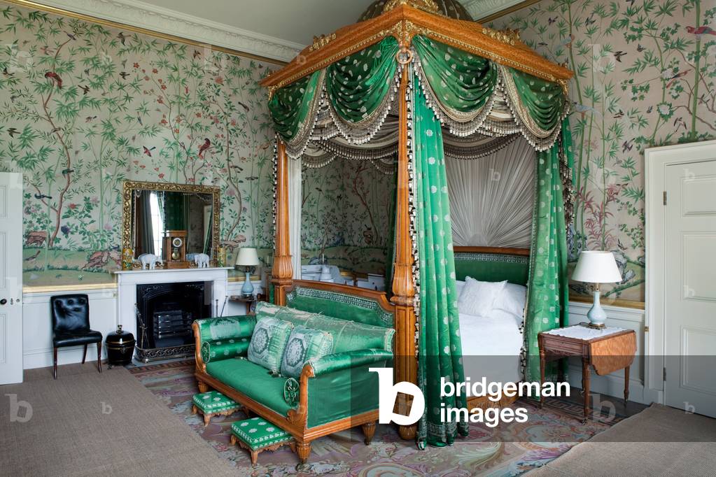 Wellington Bedroom, Chatsworth House, Derbyshire (photo)