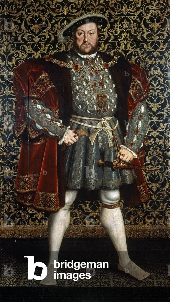 Portrait of King Henry VIII, after 1557 (oil on wood panel)