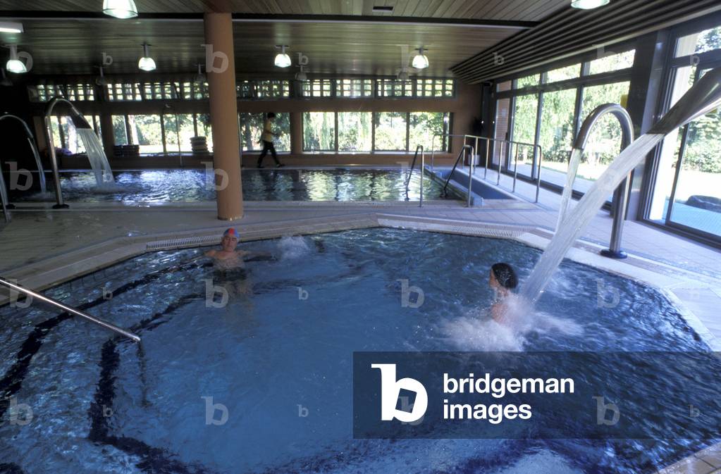 Swimming pool, La Salvarola thermal bath, Sassuolo, Emilia Romagna, Italy
