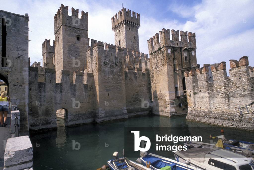 Scaligero castle, Sirmione, Lombardy, Italy