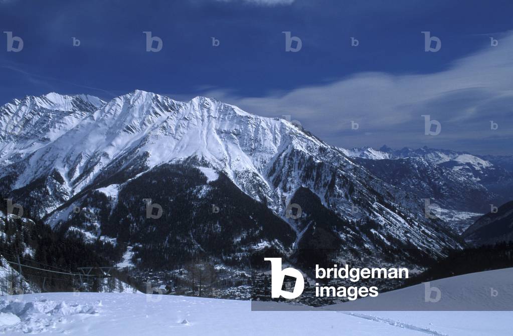 Landscape, Courmayeur, Valle d'Aosta, Italy