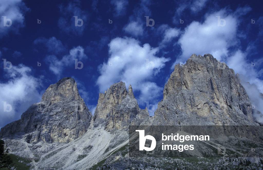 Sassolungo mountain range, Trentino Alto-Adige, Italy
