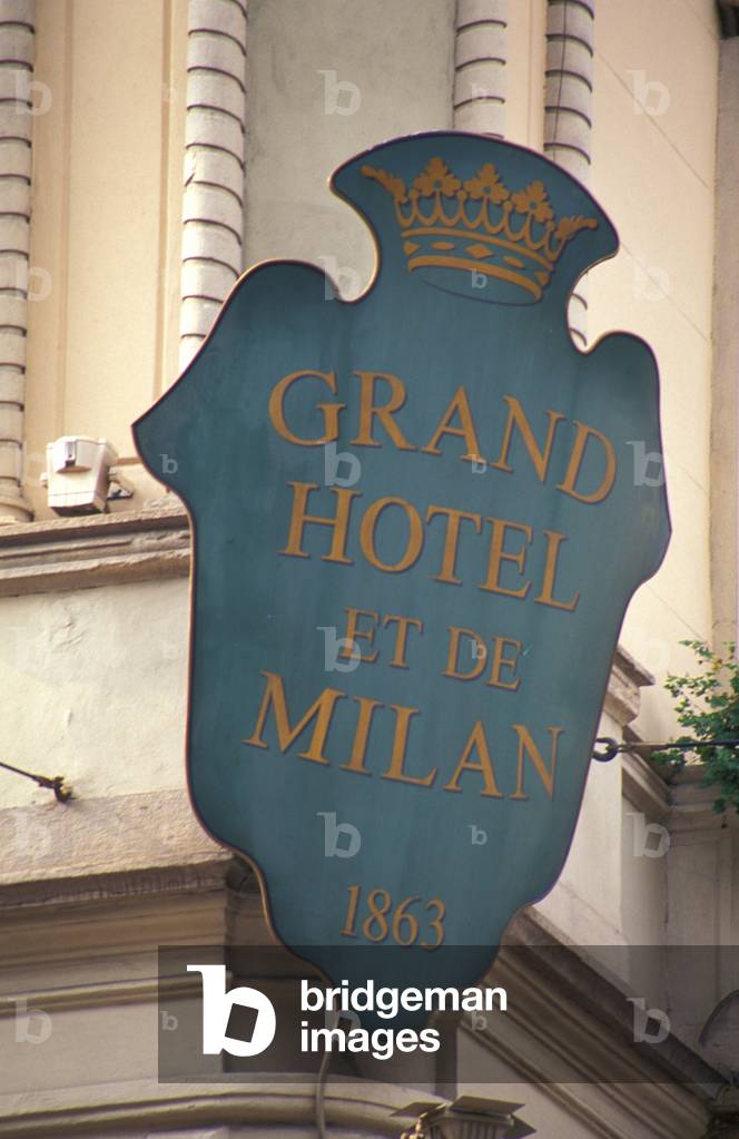 The Grand Hotel Et de Milan, Milan, Lombardy, Italy