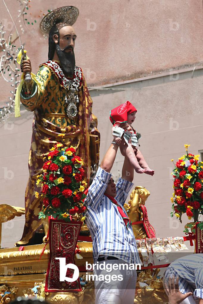 Procession, San Paolo feast, Palazzolo Acreide, Sicily, Italy