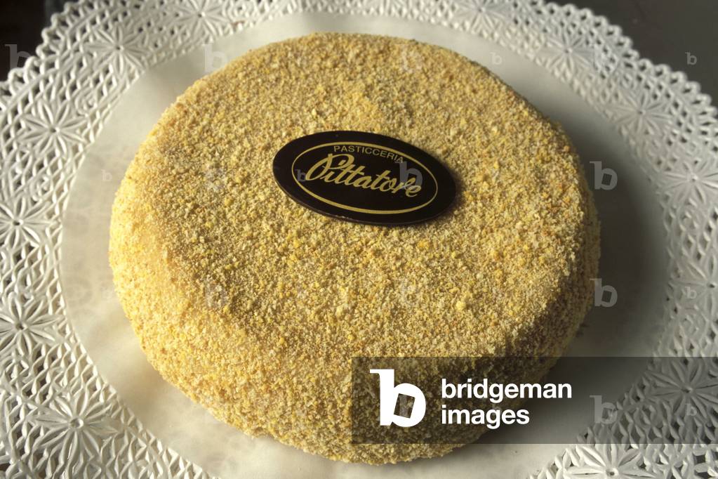 Polenta, Pittatore confectionery, Alessandria (Alexandria), Piedmont, Italy.