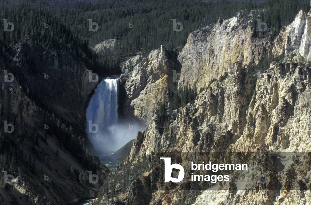 Grand Canyon, Lower Falls, Yellowstone National Park, United States of America