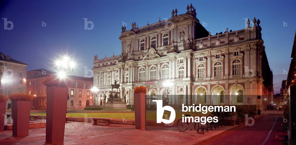 Carlo Alberto Square and Carignano Palace (Carignan), Turin