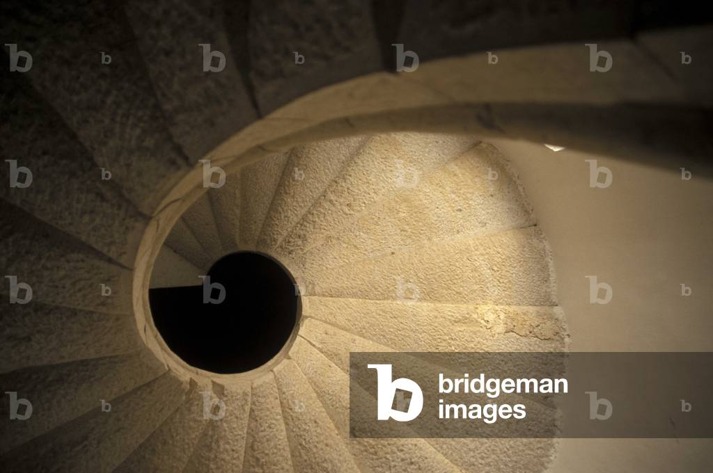 Steps, Certosa di San Lorenzo, Padula, Campania, Italy.