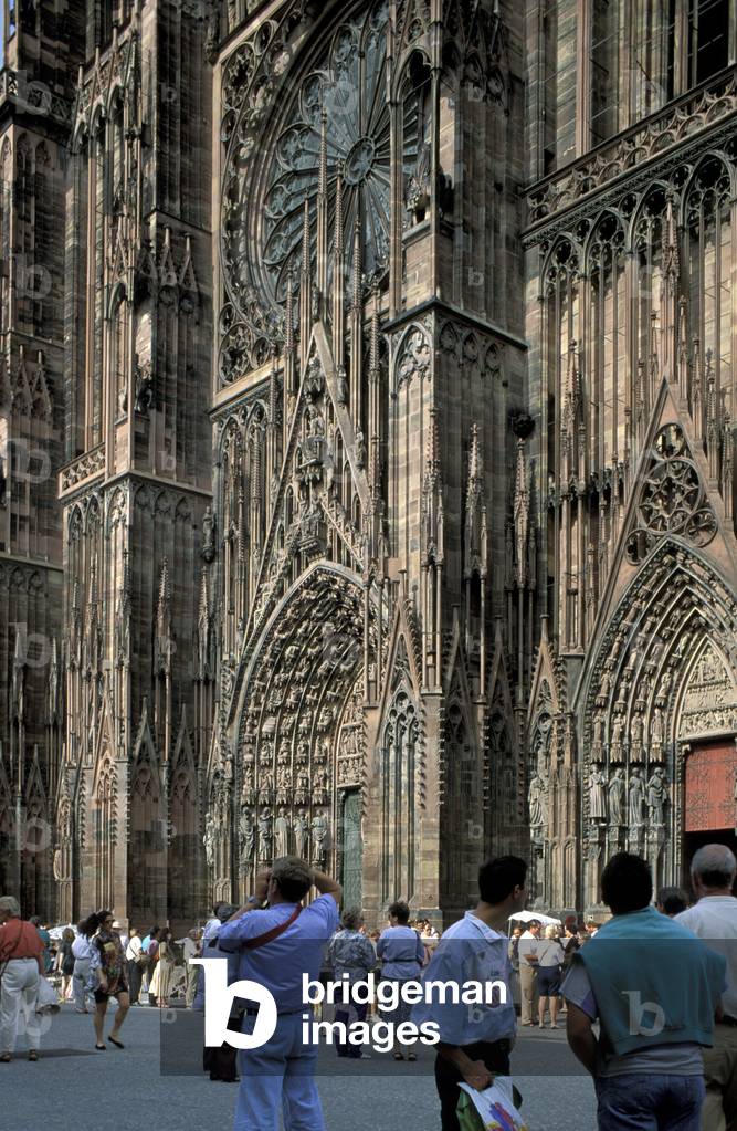place de la cathedrale, strasbourg, france