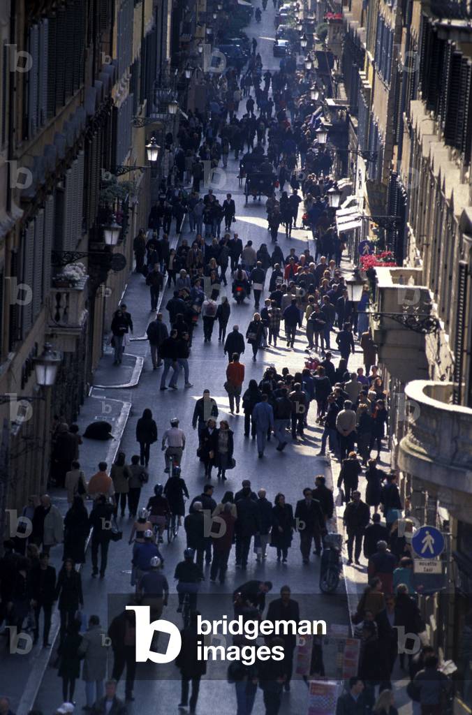 Via Condotti, Rome, Lazio, Italy.