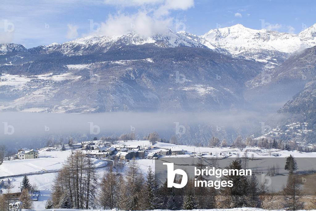 Lod village, Antey Saint André, Valle d'Aosta, Italy