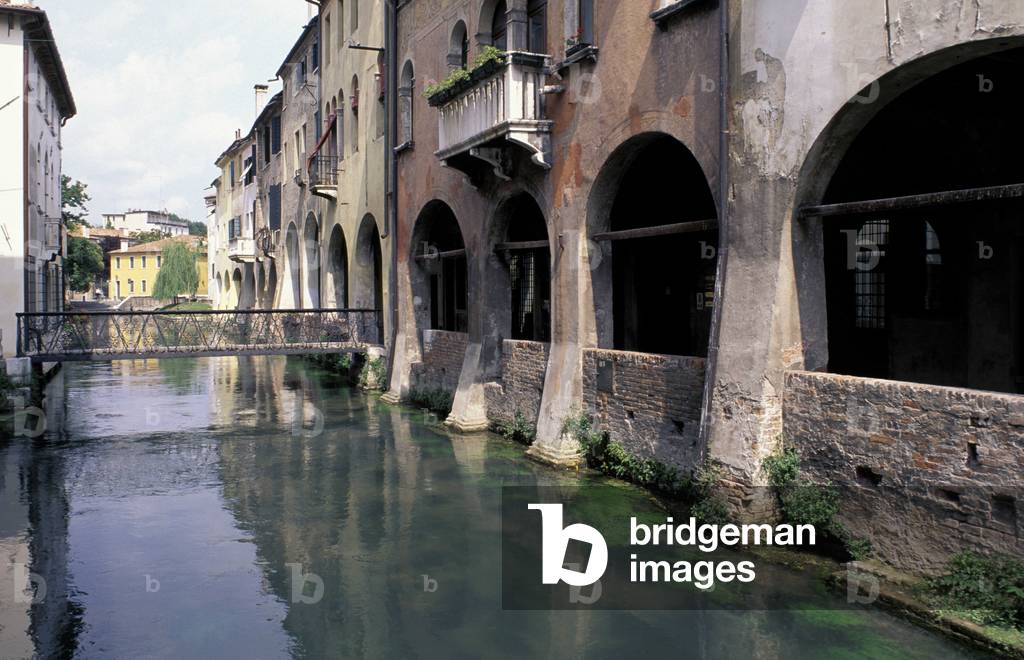 Foreshortening “” Buranelli””, Treviso, Veneto, Italy