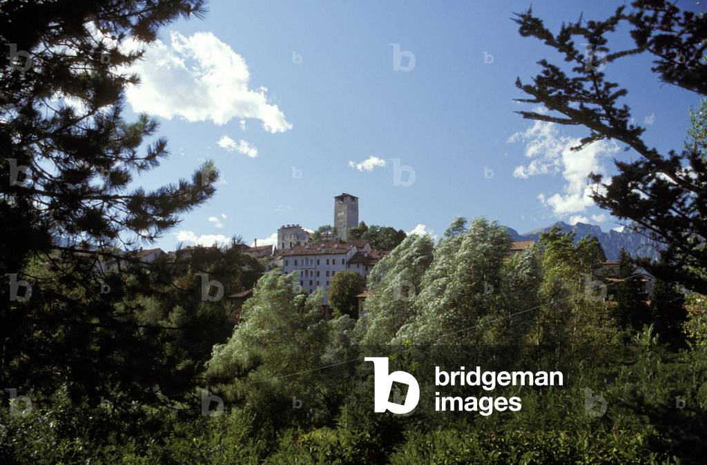 Landscape, Feltre, Veneto, Italy.