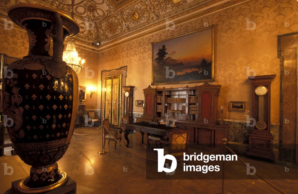Interior of Palazzo Reale, Naples, Campania, Italy