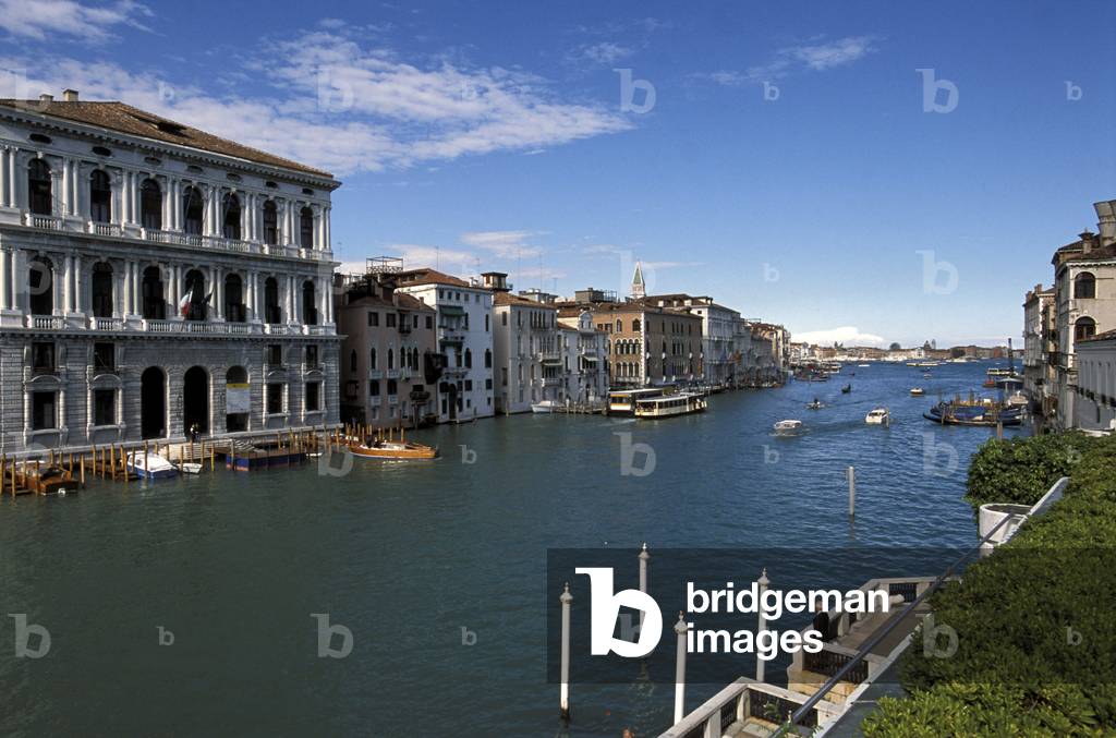 Canal Grande seen from Peggy Guggenheim collection, Venice, Veneto, Italy