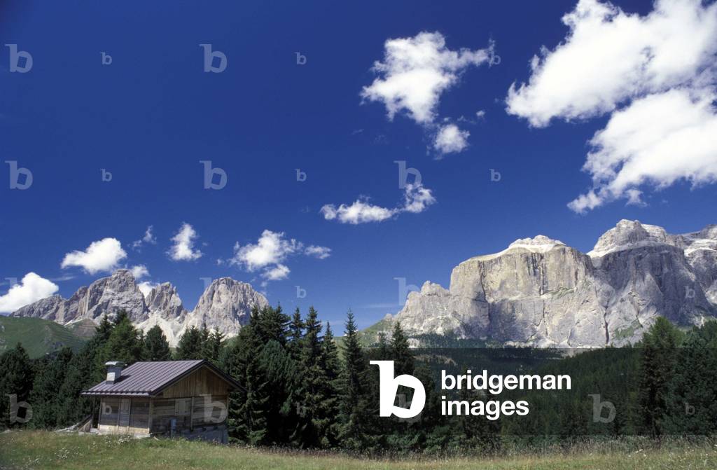 Sella chain, Val di Fassa, Trentino Alto-Adige, Italy