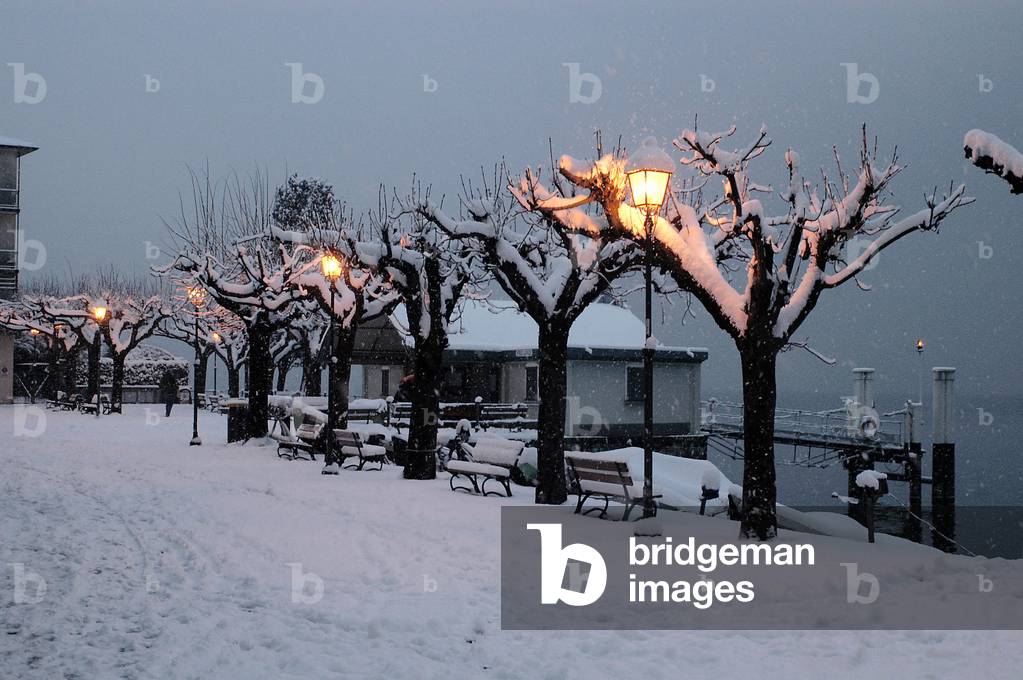 Wharf, Mandello del Lario, Lombardy, Italy