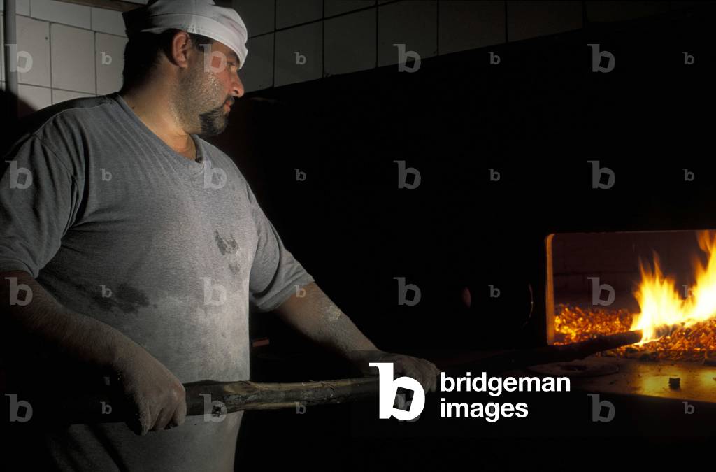 Preparation of bread, Maurizio Biagi bakery, Lariano, Lazio, Italy.