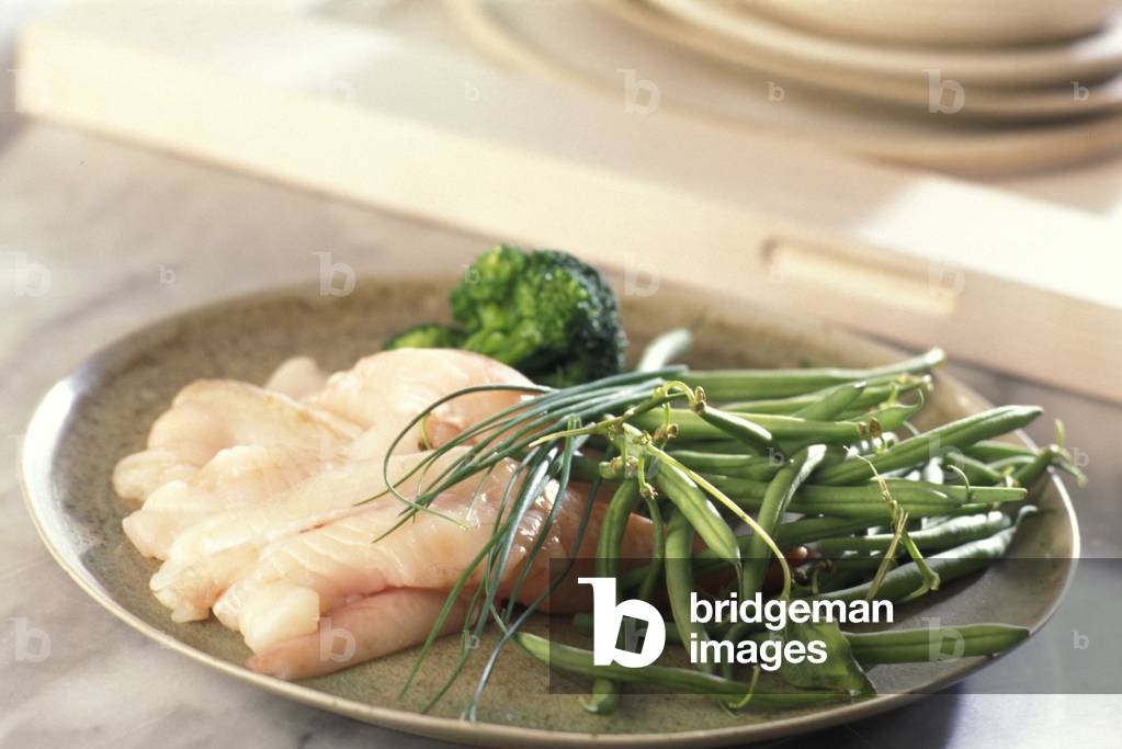 Dried salt cod with vegetables, Italy