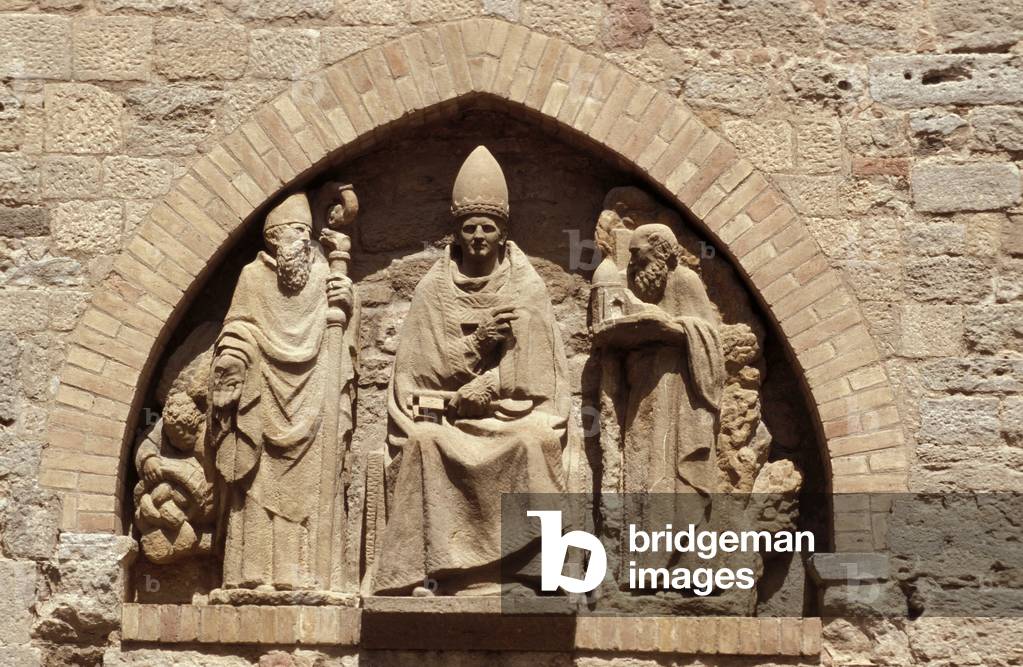Cathedral, detail, Volterra, Val di Cecina, Toscana, Italy
